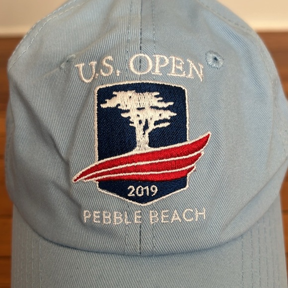 U.S. Open Pebble Beach 2019 Adjustable Blue Baseball Hat - OS - Picture 2 of 6